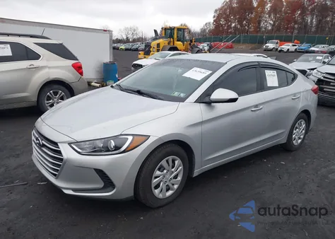 2018 Hyundai Elantra Se from USA, damaged, VIN 5NPD74LF4JH395387